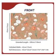 1 Cuộn giấy nướng hoa văn đa năng cỡ lớn, thích hợp để gói quà trong các dịp lễ, đám cưới, sinh nhật và các sự kiện khác, giúp tăng thêm vẻ sang trọng và phong cách trang trí cho quà tặng, sử dụng đa năng. - Nhiều màu - Xem 6