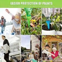 10 piezas Juego de riego automático para plantas, Dispositivo de riego automático, Dispositivo de auto-riego, Juego de riego automático, Dispositivo de riego por goteo para jardín, Sistema de control de riego por goteo, Dispositivo de riego automático ajustable para plantas y flores - multicolor - Ver 3