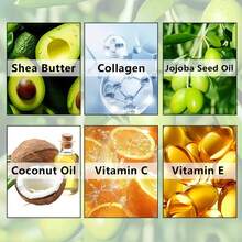 YCHZ 紧致霜，蕴含雪松油和胶原蛋白，富含荷荷巴油、维生素C和E以及椰子油，适用于大腿、臀部、手臂和腹部 - 60克/2.1盎司 - 60g - 查看 7