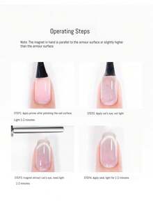 Mec 12ml 日本玻璃珠花环猫眼甲油胶，6 色春夏限量版闪光甲油胶，带有虹彩亮片勾勒效果，蓝粉紫三色可选，UV/LED 可卸除，防脱落，沙龙品质，打造可爱仙女风美甲 - 彩色 - 查看 10