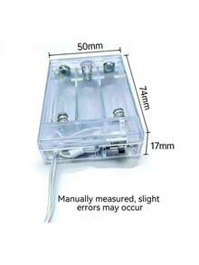 一套带定时器和常亮模式的LED仙女灯串，电池盒供电，可选2米/3米/4米/5米长度，20/30/40/50颗LED灯珠，浪漫温馨的装饰灯，适用于生日派对、婚礼、节日、圣诞节、家居、卧室、花园、室内外等各种场合，美观大方。 - 暖白色 - 查看 6