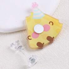 3D亚克力卡通图案底座磁性练习支架，可爱日式美甲展示架/练习工具，日式美甲DIY工具及摄影道具 - 彩色 - 查看 12