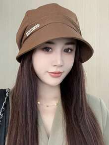 Women's 3-In-1 Bucket Hat, Fashionable Versatile Beret Cap Suitable For Casual Outings, Autumn/Winter - Fisherman's Hat - View 3