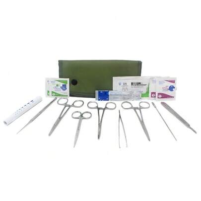 Elite First Aid Surgical Kit, Olive Green
