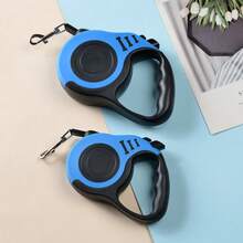 5M Durable Retractable Dog Leash, Dual Button Control And One-Click Brake Lock, Ergonomic Comfortable Handle, Battery-Free Operation, Suitable For Medium To Large Dog Breeds - Grey - View 9