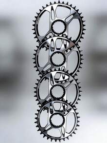 ZRACE 12速 32T/34T/36T/38T 7075铝合金直装式链轮，兼容FC-M9100、FC-M8100、FC-M7100、CRM95、CRM85、CRM75曲柄组 - 銀色 - 查看 8