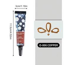 1pc Three-Dimensional Hook Line Pen 20g Non-Baking Waterproof Line Drawing Pen For Hand-Painting Glass, Acrylic And Ceramic PigmentsArt Student Stationery Hand-Painted Handmade - Single Piece - View 13