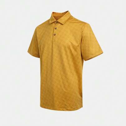 Jordan Men's M J SP GOLF AOP POLO Knit Collared Short Sleeve THV1155-772