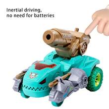 Dinosaur Transformation Launcher, Interesting Dinosaur Toy, Realistic Dinosaur Toy, Multi-Player Interactive Toy - Multicolor - View 7