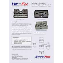 StrataRise Hid'nFix Invisible Fixing System For Wooden Decking Boards 19 To 30mm - C - View 4