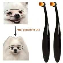 Battery-Free Pet Eye Cleaning Brush - Soft Non-Irritating Bristles, Removes Dirt And Secretions - Suitable For Poodles, Pomeranians And Cats - Multicolor - View 2