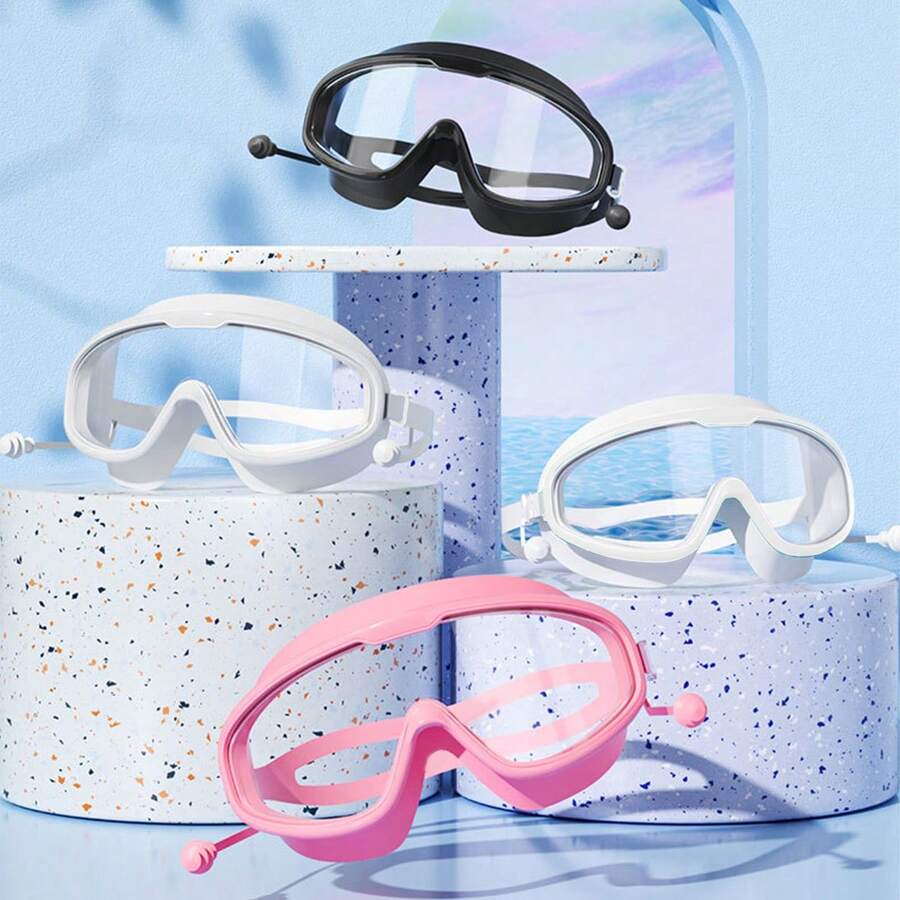 Adult Large Frame Swimming Goggles - Anti-Fog, UV Protection, Waterproof, 180° Wide Angle, Unisex Swim Goggles Suitable For Swimming Pool And Open Water - A - View 1