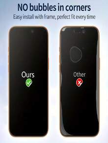 4 paquetes de protector de pantalla cerámico mate antirreflejo y antihuellas compatible con iPhone 17 Air/17 Pro Max/16 Pro Max/16/16e/15/14/13/12/11/Pro Max/Plus/XR/X/XS/XS Max/Mini, protección antirreflejo a 30°, cobertura completa, fácil de instalar, no es de vidrio, regalo de primavera para cumpleaños o aniversario - Negro - Ver 3