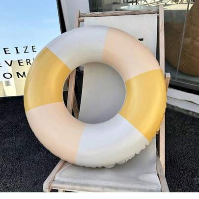 1PC Retro Children's Swimming Ring Thickened Small And Medium Life Buoy Summer Beach Inflatable Children's Underarm Swimming Ring Water Float