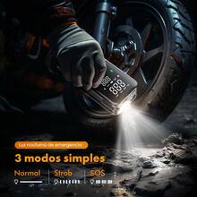 Carsun Portable Air Compressor, 3X Faster Inflation Speed, Inflation & Deflation Function, Auto Shut Off, Hidden Storage Box, Smart Portable Air Pump With 4 Preset Tire Pressure Settings, Suitable For Balls, Bicycles, Cars And More - Wireless Digital Display Model (winner Of the iF Design Award) - View 7