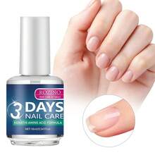 Keratin Amino Acid Nail Care Oil 3 Days Nail Strengthening Treatment Hydrating & Nourishing For Dry Weak Fragile Nails 16ml - Trong sáng - Xem 2