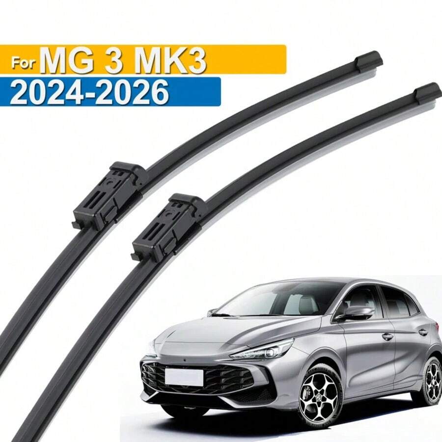 Front Wiper Blades For MG3 2024-2026, Used To Clean The Windshield And Rainwater. - A - View 1