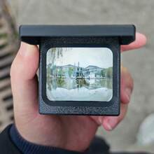 3D Printed Creative Mini Camera, Convex Lens Imaging, Light Refraction, Portable & Fun Camera, Waist-Level Viewfinder, 3D Printed Fresnel Lens Optical Viewfinder, Creative Travel Photography & Sightseeing Prop - Small Camera - View 5