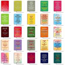 圣经经文卡片、迷你经文卡片、励志卡片、鼓励卡片、圣诞礼物祈祷卡片、男女基督教励志卡片、鼓励礼物。返校用品、办公、教室和家庭使用、冬季必备品、感恩节、圣诞节、沙特国庆日、生日、节日、新年、情人节、送给男朋友/女朋友的礼物、成人礼物 - 彩色 - 查看 2