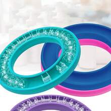 Sewing Machine Thread Spool Holder, DIY Cute Round Rubber Storage Organizer Tool, Suitable For Metal And Plastic Sewing Machines, Embroidery Machines Thread Spool Silicone Storage Ring - Multicolor - View 7