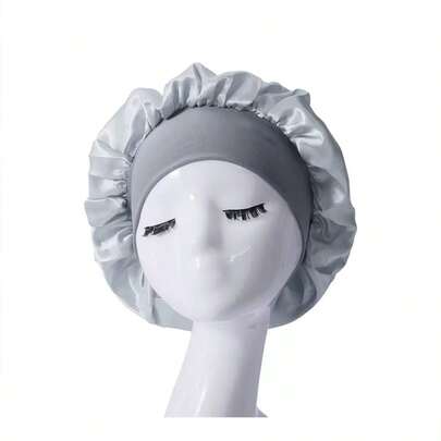 奢华缎面女士印花透气发帽，弹性十足，零压痕设计，适合夜间护发，不易变形，居家美容及睡眠安神器。
