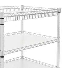 YUNRUX Food Service Carts & Trolleys - Silver - View 6
