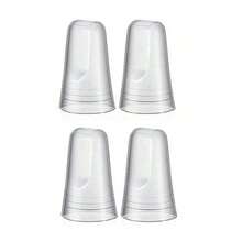 4个/套透明瓶盖，通用葡萄酒瓶嘴盖，塑料防尘瓶盖，厨房工具 - 彩色 - 查看 9