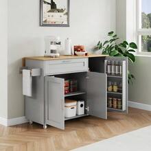 Mobile Storage Islands - Grey - View 8