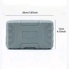 1 Set Home Repair Tool Kit, Including Hex Wrench, Screwdriver, Pliers And Other Daily Household Tools, Stored In A Toolbox - Pink - View 4