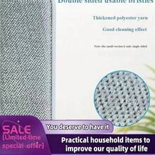 Double-Sided Pet Hair Remover, Manual Static Cling Hair Brush, Suitable For Clothes, Sofa, Furniture, Carpet Cleaning, Reusable, Durable Polypropylene Material, No Power Required - White - View 3