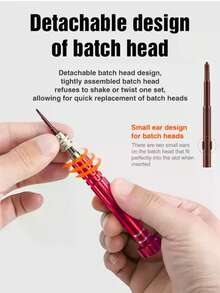 5-In-1 Multi-Functional Mini Screwdriver Set, S2 Steel Magnetic Screwdriver Kit For Eyeglasses, Fashion Glasses, Electronics, Phones, Jewelry Repair DIY Tools, Holiday Gift - Screwdriver - View 8