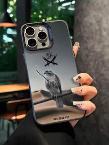 New Creative Fashion IMD Laser Phone Case Series, Elegant Calligraphy Paired With Patterns, Classic Hybrid Shockproof Anti-Slip Phone Case, Suitable For IPhone 17/17Air/17Pro/17ProMax, 16/16Plus/16ProMax, 15, 14, 13, 12, 11 Series, And Galaxy S22, S23, S24, S25 PLUS ULTRA Series, Suitable As Easter Gift, Christmas/Halloween Decoration, Birthday Gift For Couples, Girlfriends, Boyfriends, Friends Or Yourself - Black - View 5