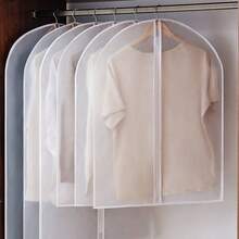 Bộ 1/3/5 túi bảo vệ quần áo chống bụi, dùng trong gia đình, thích hợp để treo áo khoác/vest. - Xem 4