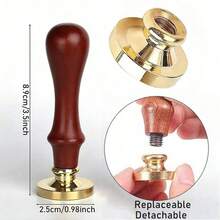 Con dấu sáp tùy chỉnh - Con dấu sáp cá nhân hóa - Bộ con dấu sáp cho thiệp mời cưới - Con dấu sáp một từ tùy chỉnh cho đám cưới - Nhiều màu - Xem 10