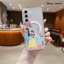 Miniso Disney Princess Jasmine Snow White & Cinderella Floral Design Phone Case Transparent Magnetic Shockproof Case Suitable For Samsung S26 Ultra/S26 Plus/S26/S25 Ultra/S25 Plus/S25/S25 FE/S25 Edge/S24 Ultra/S24 Plus/S24/S24 FE/S23 FE/S23 Ultra/S23 Plus/S23/S22Ultra/S22 Plus/S22/S10E/S20/S20FE/S20PLUS/S21/S21FE/S21PLUS/S21Ultra/A14/A15/A16/A35/A36/A54/A56/A05/A05S/A06/A07/A17/A23/A24/A25/A26/A34/A37/A55/A57/Galaxy Note20Ultra/Note10/Note10 Plus/Note20/Note9/S25 Ultra Case Plus Stocking Stuffers The Girlfriend - Trong suốt - Xem 2