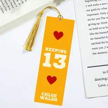 2pcs PET Printed Bookmarks, Exquisite And Beautiful Patterns, Durable And Elegant, Unique Design Suitable For Daily Use Or Collection. The Best Gift For Back To School Season, Whether For Personal Use Or Gifting To Family And Friends, It Is A Unique And Practical Gift Choice, Adding Atmosphere And Fun To Reading Time (Random Color Tassels) - 2PCS - View 5