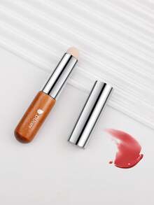 DUcare Pro Artist Approved All-In-One Multi-Tasker Makeup Brush With Protective Cover: Simplify Your Makeup Routine & Vanity Essentials For Lips, Concealer, Cream Blush, Liquid Foundation, Eyebrow, Eyeshadow, Countouring, Highlighting & Spot Coverage - Brown - View 8