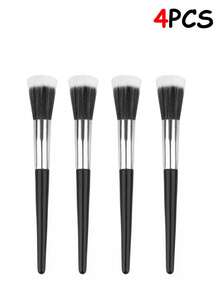4/2/1pcs Soft Blush Brush, Smoothly And Evenly Applies Makeup For A Refined, Flawless Look - Multicolor - View 8