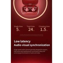 Coca Cola CX09 Wireless Bluetooth 6.0 Earphones With Clip, Sports & Gaming Earbuds With Microphone - View 8