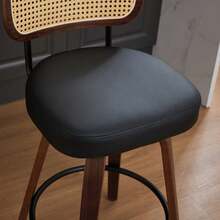 Barstools - Black + PU Leather + Foam - View 8