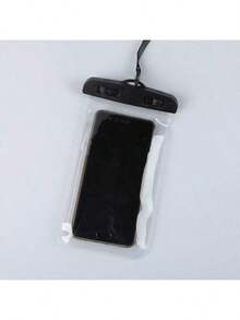 1pc Transparent Waterproof Phone Pouch, Suitable For Various Phones, Waterproof, Can Take Photos And Use Touch Screen - A - View 6