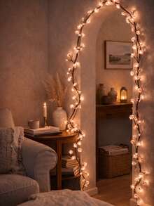 1 đèn LED hình cành hoa anh đào, dùng nguồn USB, có 8 chế độ nhấp nháy, mềm mại và có thể uốn cong, thích hợp sử dụng trong nhà/ngoài trời, mùa xuân/hè, phòng khách, phòng ngủ, tường, trang trí đám cưới, không khí tiệc tùng, quà tặng ngày Valentine, sinh nhật và tốt nghiệp. - ánh sáng trắng ấm áp - Xem 3