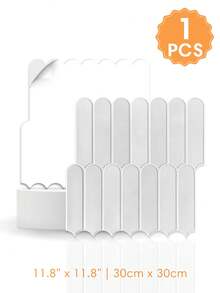 1/10/20 miếng dán tường tự dính hình vảy cá bằng PVC, decal trang trí tường, kích thước 30 x 30 cm, decal dán tường chống thấm nước cho phòng tắm, tấm trang trí tường phòng khách, trang trí nhà cửa đơn giản tự làm, trang trí nội thất. - A - Xem 18