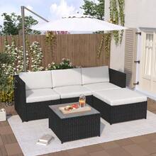 Outdoor Table & Chair Sets - Black - View 5