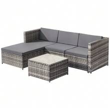 Outdoor Table & Chair Sets - Grey - View 10