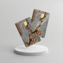 2pcs Colorful Credit Card Skin Stickers, Waterproof Scratch-Resistant Personalized Decorative Protective Stickers, Suitable For Credit/Debit/Transit Cards - C-multicolor - View 4