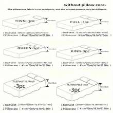三件套床裙（1条床裙+2个枕套，不含枕芯），纯色防滑床裙，适用于卧室和客房，可机洗 - 深灰色 - 查看 2