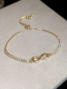 无限符号手链——简约时尚，百搭实用，适合各种场合。轻盈奢华，尽显优雅精致。 - 無限符號手鍊 - 查看 5