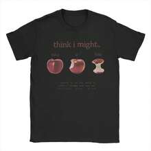 Vintage T Shirts Take A Bite T-Shirt Women's Fashion Short Sleeve Round Neck T-Shirt  T-Shirt Casual Women's Clothing Simple Style Sweatshirt Graphic T Shirt - 黑色 - 查看 1