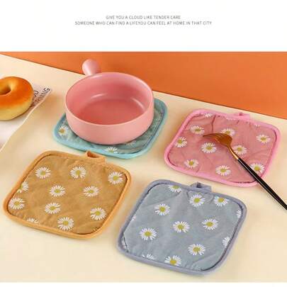 1pc Minimalist Heat Resistant Non-Slip Mat, Essential Kitchen Accessory, Hygienic Kitchen Necessity